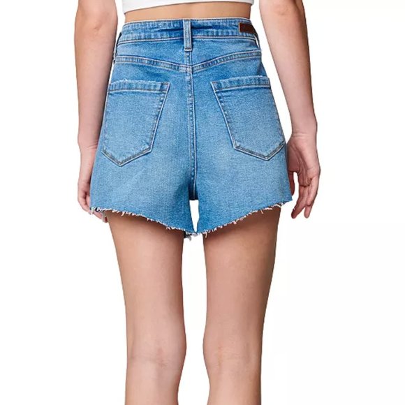 BLANKNYC The Reeve High Waist Denim Shorts In Say Something, 26, NWT - Picture 2 of 6